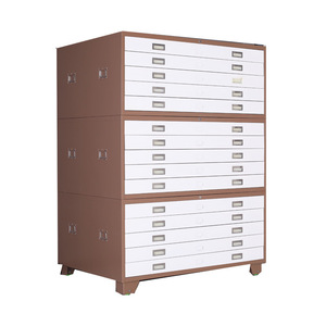 Steel Blueprint <b>Cabinet</b> 6 Drawer Metal Guide Rails <b>Lockable</b> Office Filing <b>Cabinet</b> - Product Image 2