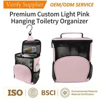 Accessoires de voyage, cadeau pour femmes, fermeture éclair résistante à l'eau, pliable, à suspendre pour sac, panier de douche portable, durable, pour voyage