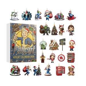 Calendario <span class=keywords><strong>de</strong></span> Adviento Sorpresa con Cajas Misteriosas <span class=keywords><strong>de</strong></span> Stranger Things, The Walking Dead, The <span class=keywords><strong>Chocolate</strong></span> Factory, Árbol <span class=keywords><strong>de</strong></span> Navidad, Colgante Plano <span class=keywords><strong>de</strong></span> Acrílico - Product Image 5