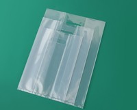 Plateau jetable en plastique à deux compartiments avec logo personnalisé, fermeture éclair, imprimé flexo, pour café, lait, thé, salade, sushi, en carton recyclable en PEHD