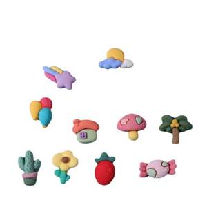 Charmes en résine en forme de <span class=keywords><strong>maison</strong></span> de fleurs de la planète en gros, ballon, microlandscape, décoration de couleur mate - Product Image 4