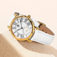 Montre de Luxe Personnalisée pour Femme en Acier Inoxydable Seiko, Élégante, à Quartz, 32mm, Verre 16mm, Simple, Tendance, avec Aiguilles en Cuir