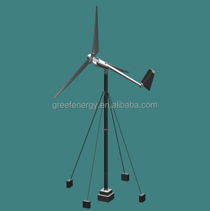 เสาหอคอยแบบใช้ลวดสลิงขนาด 12 เมตร สำหรับกังหันลมแนวนอน 2 กิโลวัตต์ - Product Image 4