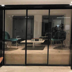 Puerta Corredera de Aluminio al por Mayor para Balcón, Sala de Estar, Dormitorio, Cocina, Entrada, Marco Estrecho, Diseño Minimalista, Uso en Centros Comerciales - Product Image 2