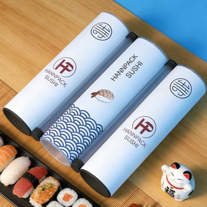 High Quality Sushi Push pop Paper Tube Custom Design <b>Container</b> Cylinder Push up Packaging Food Grade <b>Container</b> - Product Image 2