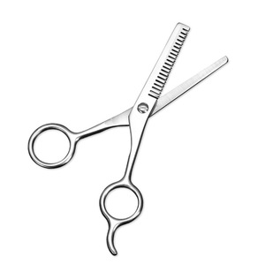 Thinning Shears Stainless Steel Single Tooth Short Handle Hair Cutting Scissors For Bangs Professional Hairdressing Tools - Product Image 1