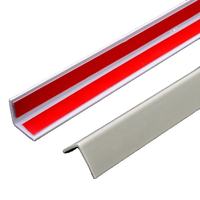 Profilé d'angle en PVC, bordure en plastique à angle droit, matériaux de construction extrudés, prix bas, vente en gros personnalisée