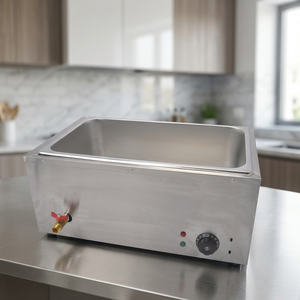 Baño María Eléctrico de Acero Inoxidable para Mostrador, Calentador de Alimentos de 30 a 85 Grados, Baño de Agua Caliente Comercial para Catering y Restaurantes - Product Image 6