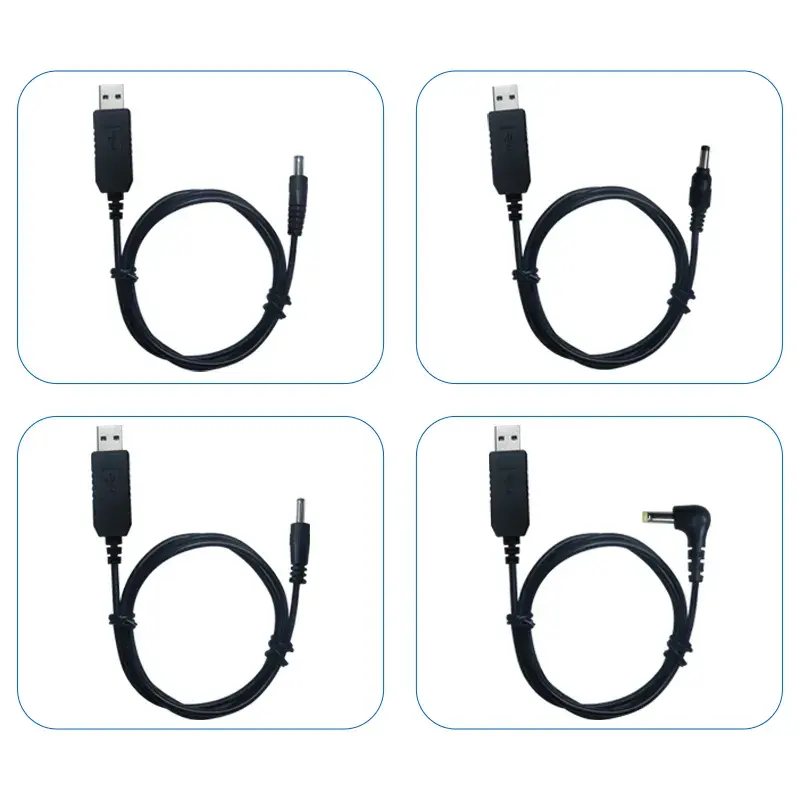 Wavelink OEM Cable USB a DC 5.5x2.5mm DC Cable USB macho conector de barril