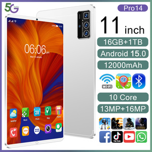 แท็บเล็ต Pro 14 ขนาด 11 นิ้ว รุ่น Vault ความจุ 16GB+1TB กล้อง 108MP แบตเตอรี่ 8000mAh รองรับ 5G ซิมคู่+TF ชิปเซ็ต MTK Wi-Fi ระบบปลดล็อคด้วยใบหน้า Zero Ray  ระบบสแกนลายนิ้วมือ หน้าจอ AMOLED 120Hz - Product Image 3