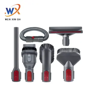 For Dyson V7 V8 V10 V11 V12 V15 Vacuum Cleaner Lat Suction Head Mattress Brush Head Round Brush Soft Brush