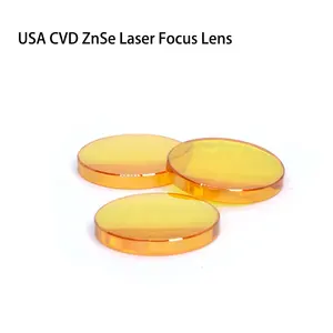 High Precision Esepejos CO2 Laser Lens Dia18/19.05/20mm USA CVD ZnSe CO2 Laser Focus Lens For Laser Cutting/Engraving Machines