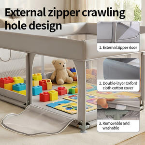 Clôture en tissu pliable pour tout-petits <span class=keywords><strong>parc</strong></span> de sécurité pour bébé pour usage intérieur jouet garde-corps clôture de jeu sûre - Product Image 2