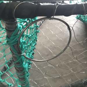 Robuste 30kg 95*<span class=keywords><strong>30</strong></span> CM 100cm 304 <span class=keywords><strong>Fil</strong></span> <span class=keywords><strong>En</strong></span> Acier Inoxydable Net Crabe Pot <span class=keywords><strong>De</strong></span> Pêche pour Alaska - Product Image 4