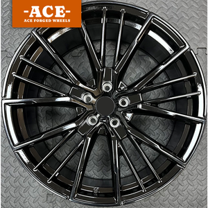 Jantes de voiture de course à fond profond noir mat, Beadlock, en aluminium forgé chromé, compatibles avec les voitures particulières F30 <span class=keywords><strong>M2</strong></span> pour <span class=keywords><strong>BMW</strong></span>, style 469M - Product Image 2