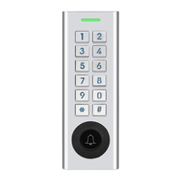 IP66 étanche 1ère clé mécanique en métal du monde TTLock panneau de contrôle d'accès contrôleur de porte autonome WiFi intégré 1000