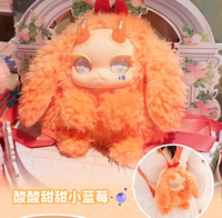 Lapin Dragon sac à dos en peluche boîte aveugle jouets à la mode faits à la main mignon poupée poupée sac à dos cadeau d'anniversaire pour femmes