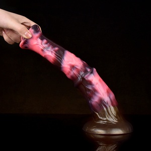 NNSX Realistic Horse <b>Dildo</b> With Suction Cup Silicone Large Long Penis Sex Toys for Men Women Multi Color Female Masturbator - Product Image 5