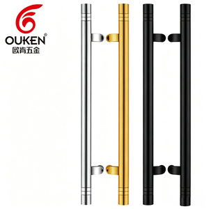 Adjustable Long Handles Pulls T-bar Kitchen Cabinet Wardrobe Brushed Finish Modern Round Brass <strong>Door</strong> Pull Easy Installation - Product Image 2