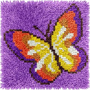 Kits Creativos de Ganchillo para Adultos Principiantes, 12x12 Pulgadas, Patrón de Flores y Animales, Kit para Hacer Alfombras Peludas, Marca <span class=keywords><strong>Siglo</strong></span>, Animales - Product Image 1