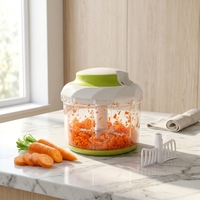 Smile Mom Mini Handmatige Plastic Groente- en Fruit Snijder en -hakker Eco-vriendelijke Fruit & Groente Gereedschap