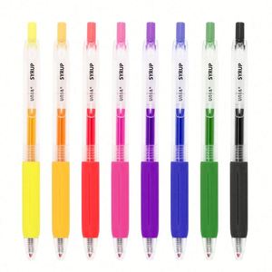 Custom Logo 0.5Mm Writing Width Blue and Black Gel <b>Pens</b> Quick Dry Cute Style With Red <b>Purple</b> Inks for Students Office Use - Product Image 4