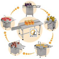 Déboucheur rotatif automatique MTW pour bouteilles rondes / Machine de tri de bouteilles en plastique et en verre