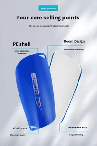 Espinilleras de Fútbol Ultraligeras y Transpirables con Logotipo Personalizado, Regalo Personalizado para Aficionados al Fútbol, Protección para Partidos de Élite - Product Image 5