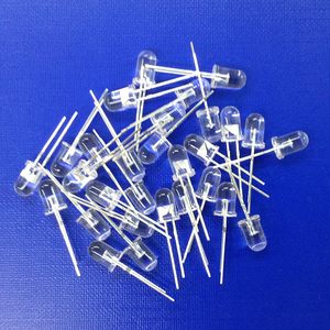 5 मिमी पीला नेतृत्व डायोड 590-595nm 11000mcd सुपर उज्ज्वल माध्यम से यातायात मोड़ और चेतावनी संकेतों के लिए 30 ° प्रकाश - Product Image 4