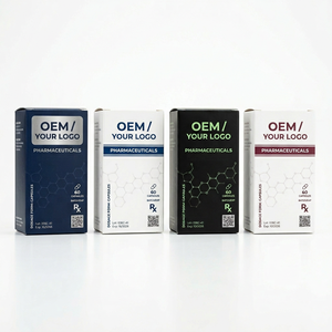 Custom Full-Color Printed Peptide Folding Box with Blister Tray Insert for 10 Vials Professional Laboratory Research - Product Image 3