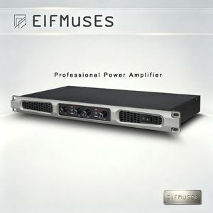 เครื่องขยายเสียงดิจิตอล EIFMUSES AM46 4x600W 1U แบบติดตั้งบนแร็ค 4/8 โอห์ม สองช่องสัญญาณ ระดับมืออาชีพ คลาส D แบบ Passive ตัวเครื่องโลหะ - Product Image 3