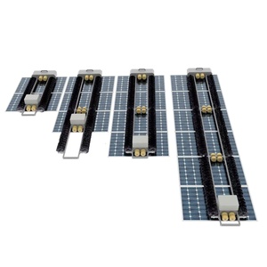 Customized Telescopic Semi Automatic B12 Solar <strong>Panel</strong> <strong>Cleaning</strong> Robot 40 Degree Double Brush Solar <strong>Panel</strong> <strong>Cleaning</strong> <strong>Machine</strong> - Product Image 2