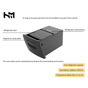 Refrigerador Portátil Deslizable de 3.2L para Kia Carnival KA4, Congelador con Compresor de <span class=keywords><strong>12V</strong></span>, Venta al Por Mayor, MOQ 1 Unidad, Directo de Fábrica - Product Image 5