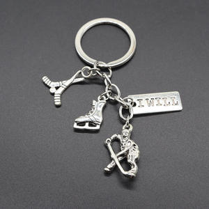 Force sport breloques porte-clés haltère haltère poids Fitness Football Gym <span class=keywords><strong>Crossfit</strong></span> Baseball fête cadeaux pour hommes - Product Image 3