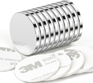 מגנטי טבעת קטנים וחזקים במיוחד N35 N52 N56 לשימוש תעשייתי במנועים, מגנטי דיסק ניאודימיום עם דבק עצמי 3M - Product Image 5