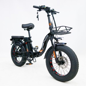 Disiyuan-Bicicleta de montaña eléctrica de 20 pulgadas, plegable, con motor de 500W, modelo urbano - Product Image 1