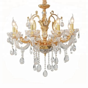 De china moderno claro al por mayor nuevo diseño de moda de lujo flor cristal candelabro de cristal - Product Image 6