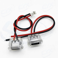 Prise de charge ovale pour véhicule électrique, étanche, USB Type C, 3A, 2P, injection directe, connecteur femelle modifié