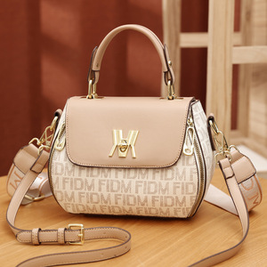 Women's tote bag summer <b>small</b> PU messenger <b>backpack</b> with zipper closed street trend style wholesale - Product Image 3
