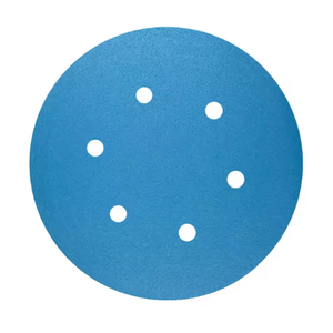 Đĩa chà nhám ô tô 150mm đa lỗ 6 inch móc vòng giấy nhám Tấm mài mòn để đánh bóng vòng móc đa năng - Product Image 4