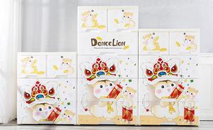 Tủ đựng đồ trẻ em <span class=keywords><strong>5</strong></span> tầng, tủ quần áo, hộp đựng đồ PP hoạt hình cho bé gái, phòng ngủ gia đình - Product Image 3