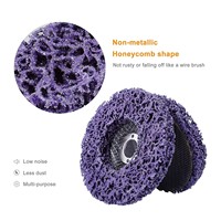 1 pièce Meixiu Disque abrasif diamanté en poly-coral à dureté moyenne 100-125mm pour meuleuse d'angle, décapage de peinture et de rouille