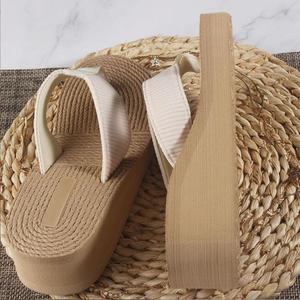 Nuove estive moda donna <span class=keywords><strong>ciabatte</strong></span> <span class=keywords><strong>infradito</strong></span> in <span class=keywords><strong>paglia</strong></span> Cool altezza aumento <span class=keywords><strong>infradito</strong></span> <span class=keywords><strong>infradito</strong></span> pista scarpe da spiaggia da donna - Product Image 1