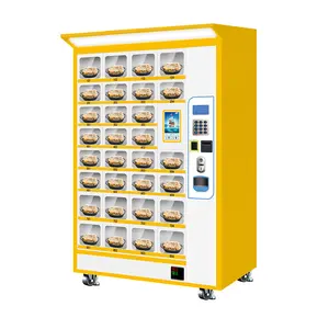 cabinet custom Breakfast Locker Box cabinet touchscreen coin operated hot food vending machine for Sale