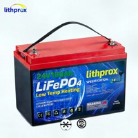 Batterie au phosphate de fer et de lithium de qualité A 25,6 V 100 Ah 6K à décharge profonde pour applications marines avec BMS intelligent, bus CAN, borne M8, CE, RoHS, IP67, OEM, ODM