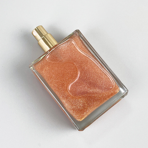 Huile Corporelle Scintillante et Hydratante Personnalisée MLM, Maquillage Liquide Végétalien Bio, Parfumée, Étiquette Privée, Vente en Gros pour Cheveux - Product Image 2