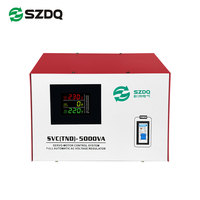 Estabilizador de Voltaje Servo SVC SZDQ de 5000VA, Regulador de Voltaje CA Completamente Automático, Entrada Amplia de 160-260V, Pantalla Digital de 220V, OEM
