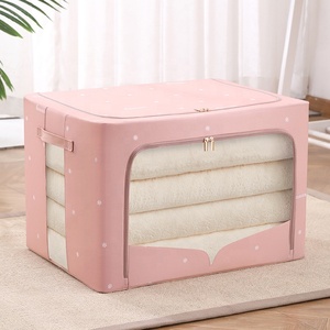 Customized Zipper Folding <strong>Fabric</strong> <strong>Underbed</strong> <strong>Storage</strong> Bag Dust-Proof for Clothing <strong>Storage</strong> for Bedding - Product Image 2