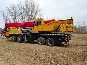 รถบรรทุกติดเครนไฮดรอลิก Sany Lifting Manlift รุ่น STC500E 50 ตัน 8x4 พร้อมคลัตช์เคลื่อนที่ รถบรรทุกติดเครนมือสอง - Product Image 3