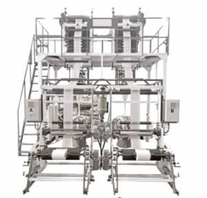 Ashok Industries Twin Die Head Line Envelope Pillowcase Loom Machine 110V Best Option for Thin Micron HDPE and <b>Vegetable</b> <b>Bags</b> - Product Image 2